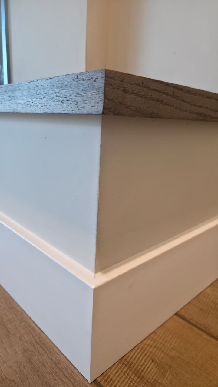 Epoxy coated garage floor grey finish full view with open door Arizona