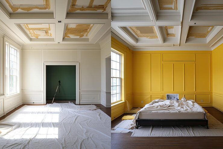 Interior painting and wall refinishing Arizona home