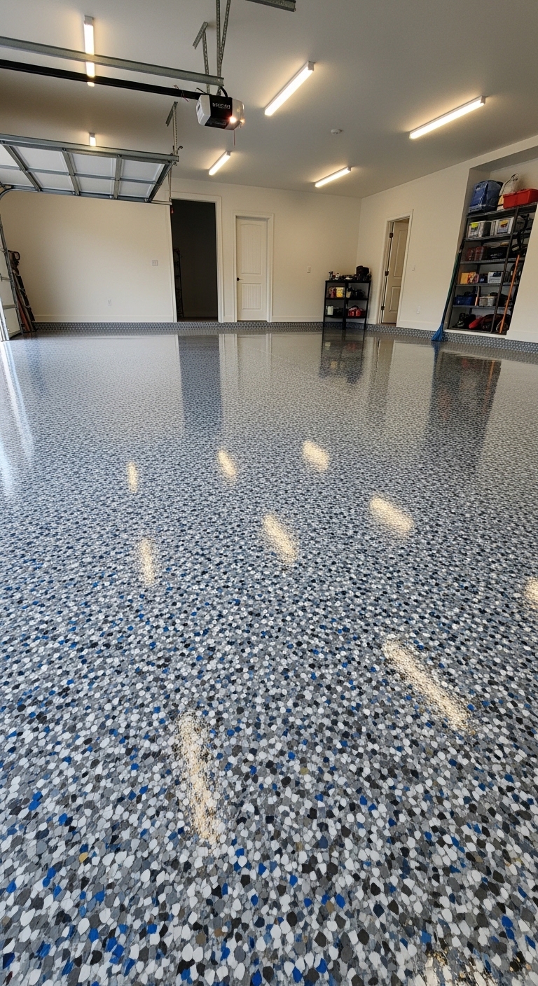 Epoxy Flake Garage Floor